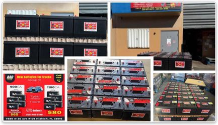 Baterías de camión con garantía de 3 meses usadas como nuevas