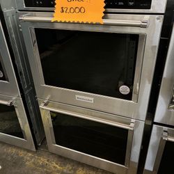 Kitchen Aid Stainless Steel Double Oven RM
