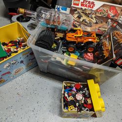 Massive Lego Lot - Vintage, Star Wars, Monster Truck, Pirate, and More