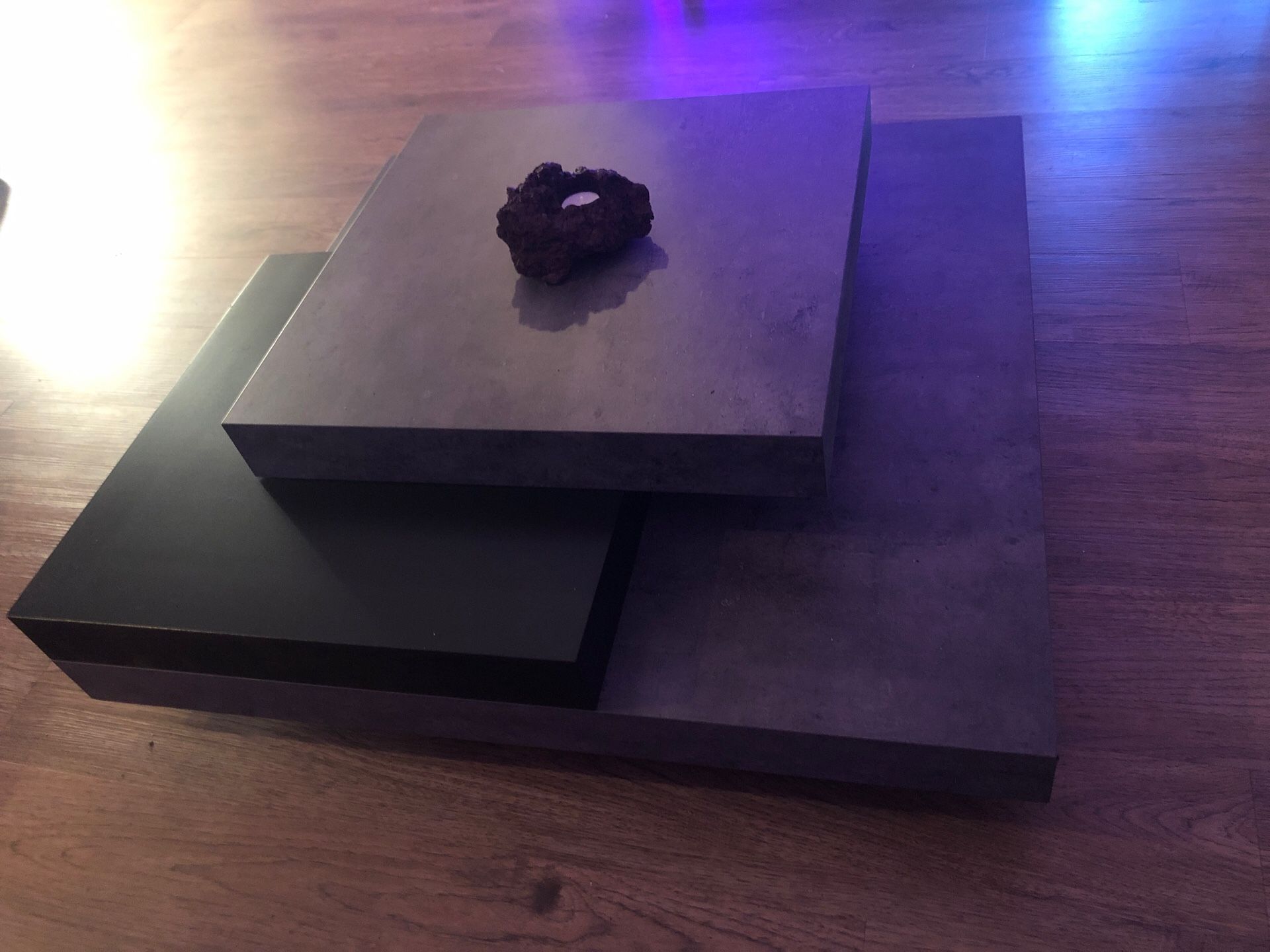 Black and Gray Coffee Table