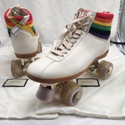 Custom Rainbow Gucci Shoes Size 9 ( Fits 9.5 ) Roller Skates 