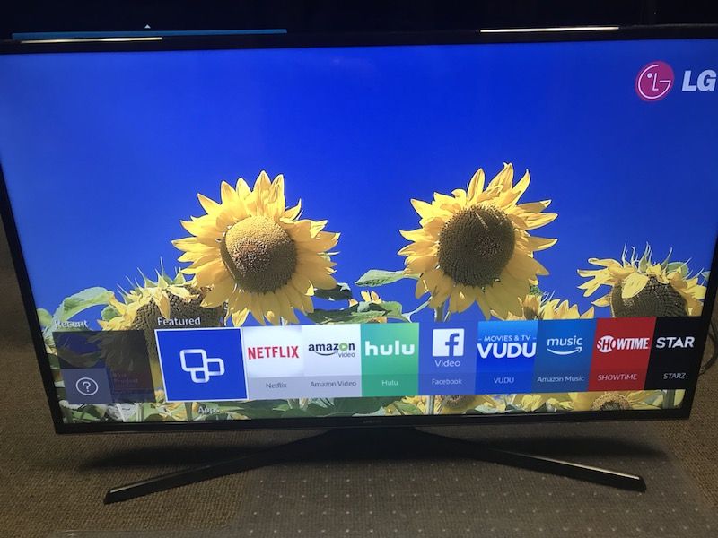 Samsung un40ju6500 4K ultra HD SMART LED TV 40”