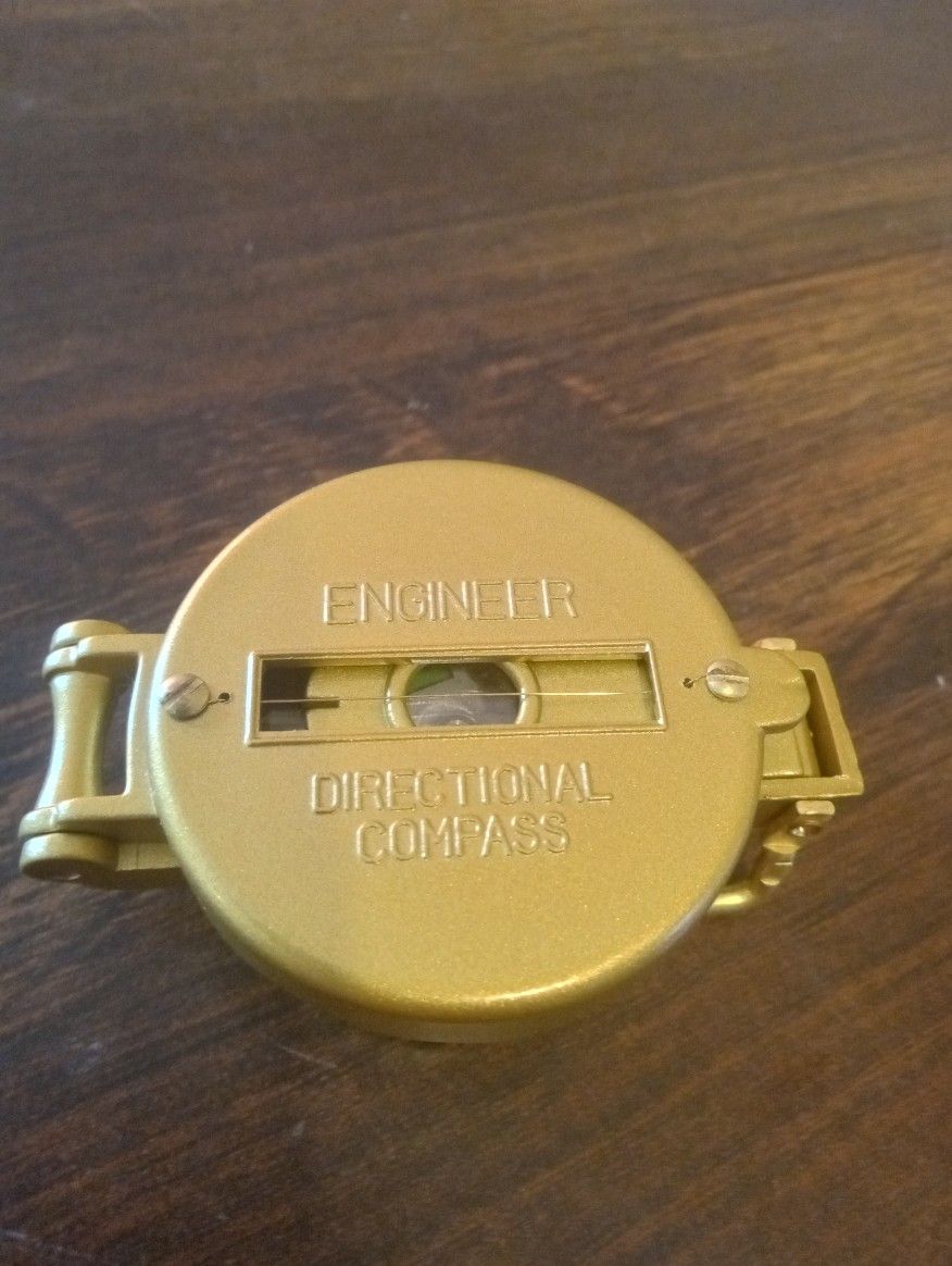 NEW Military Multifunctional Brass Engineering Directional Compass