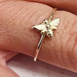 14K Solid Gold Ring For Wedding Size 7.5