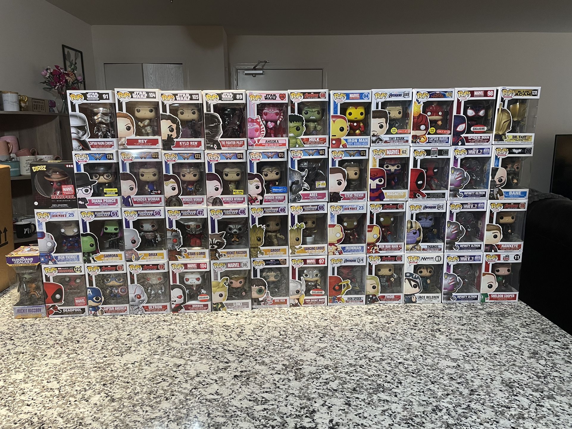 Lot Of 46 Funko Pops | Mostly MCU