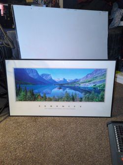 "Serenity" Glacier National Park 1999 Framed LifeScapes Lithographs