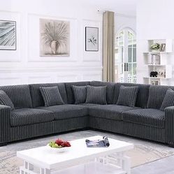 Comfy II Grey 3pcs Sectional