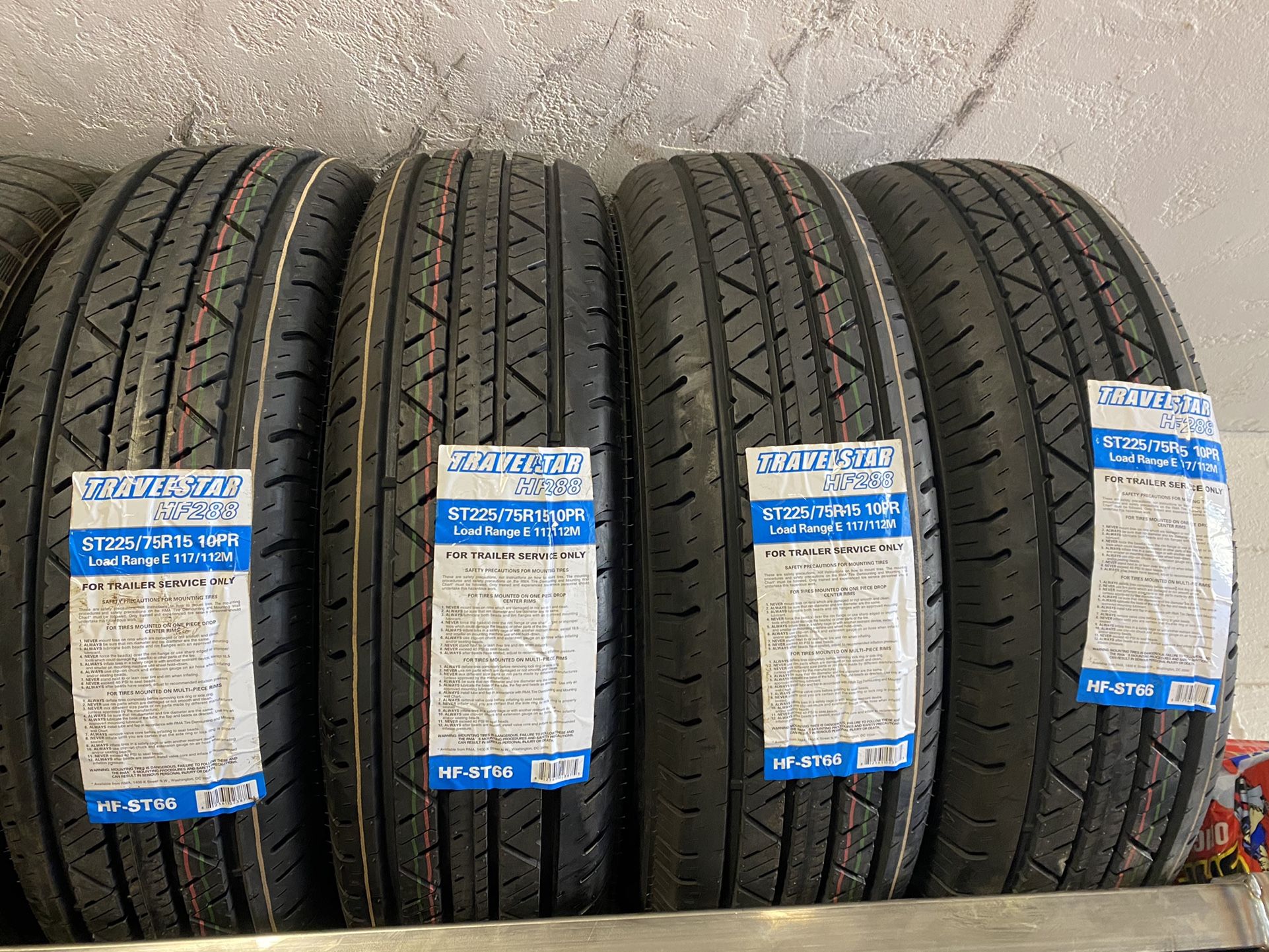 Trailer St 225 Tires 75 Travelstar 15”