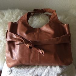 Candace Christian Napa Valley Genuine Leather Hobo Bag