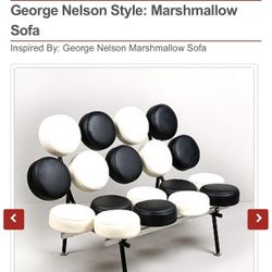 OBO Retro George Nelson style Marshmallow Sofa
