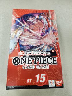 One Piece Red Edward Newgate Deck