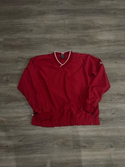 Red addias windbreaker jersey