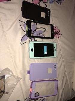 Brand new life proof cases for 7 and 8 plus . $40 EACH