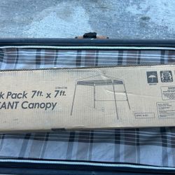 Member's Mark Backpack 7ft. x 7ft. Instant Canopy, Red Sport Top Color