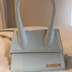 Jacquemus Blue 'Le Chiquito Moyen' Bag