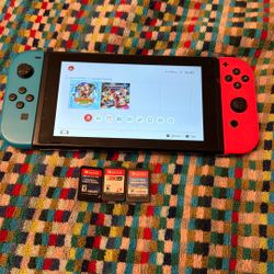 Switch 1 With 3 Good Games $180 