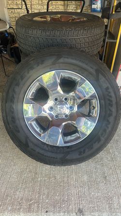 Dodge Ram tires and rims 18”
