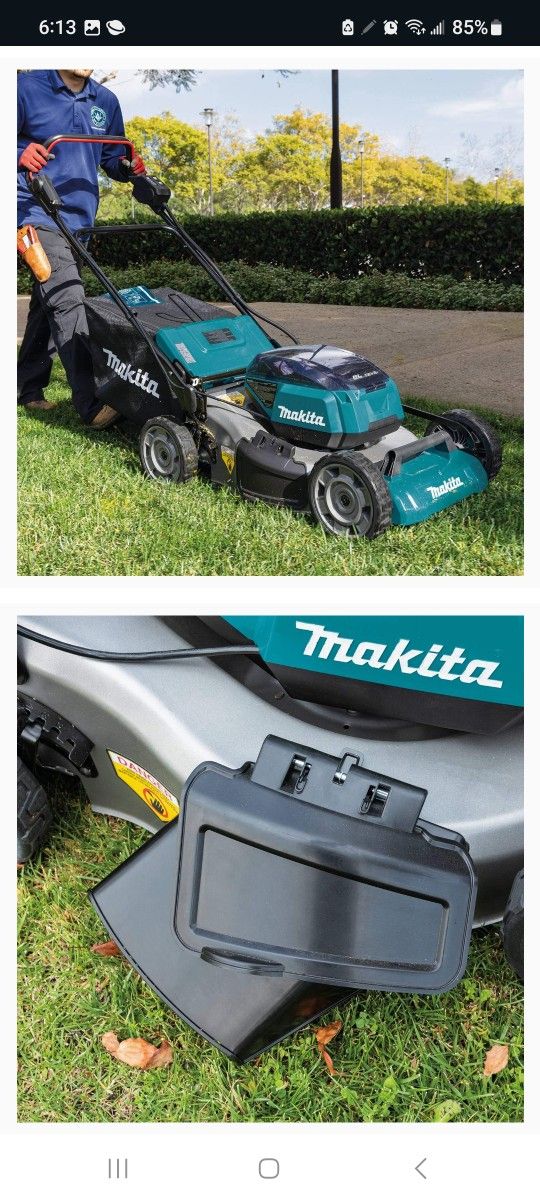Makita 36v, 21 Inch Lawn Mower. 500.00