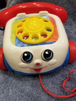 Baby pull telephone you