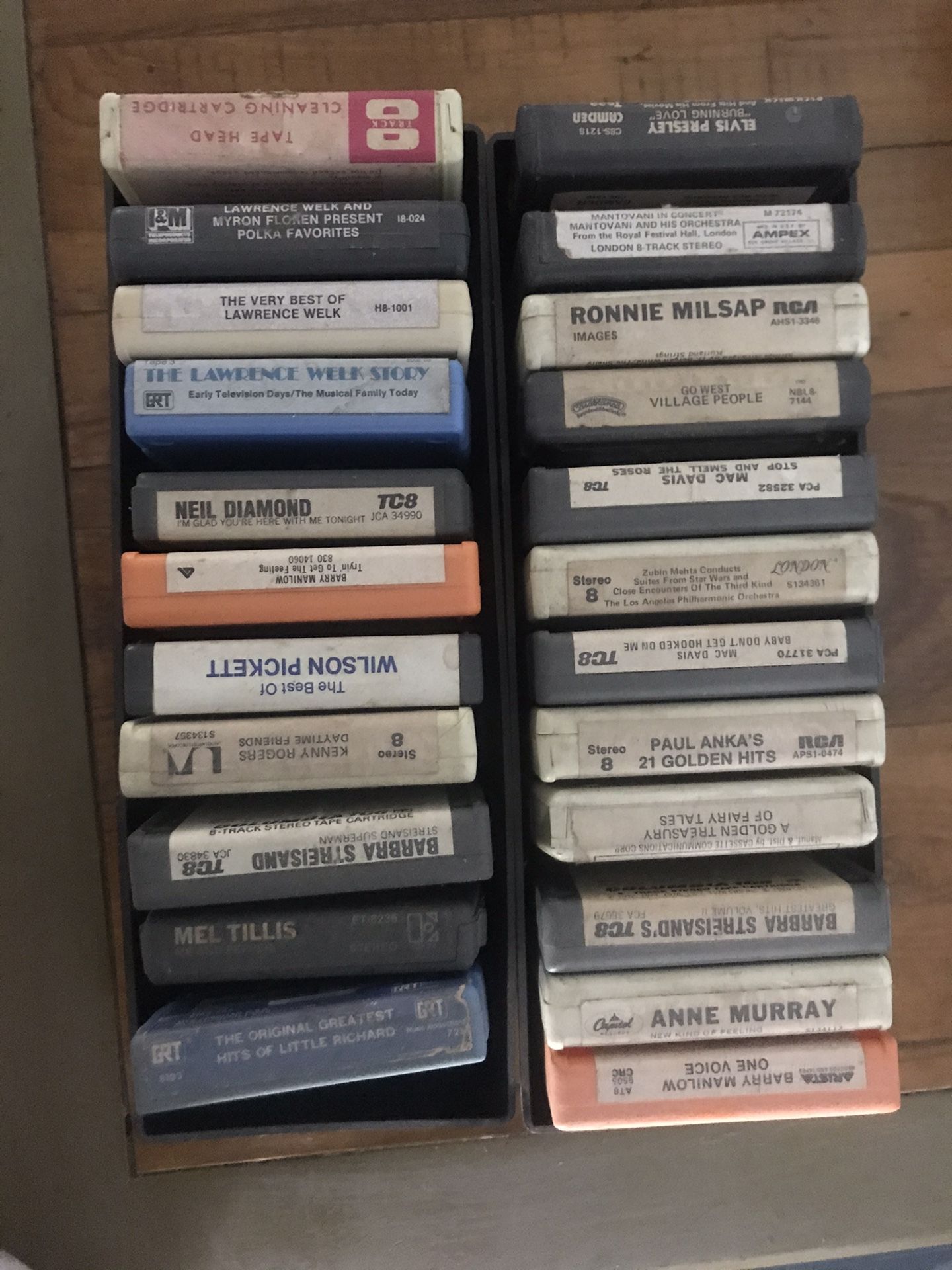 23 8-track tapes