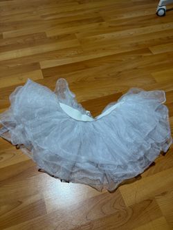White Tulle Tutu Skirt