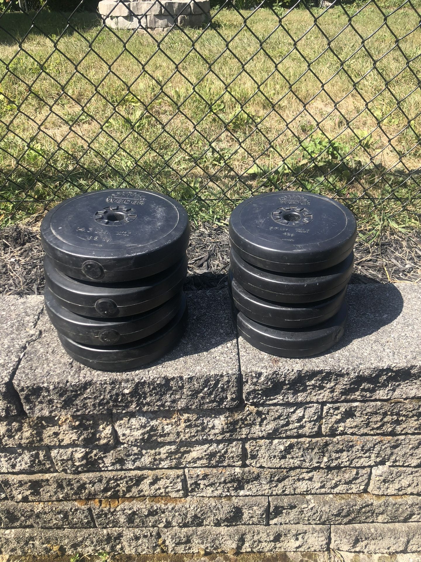 Weider vinyl weights