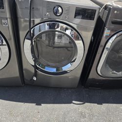 Lg Washer And Dryer Set Electric Lavadora Y Secadora 30-day Warranty 