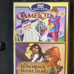Camelot and The Hutchback of Notre Dame DVD Movie 