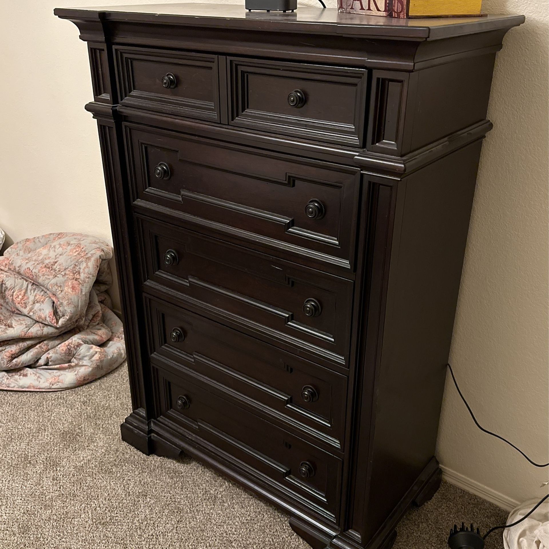 Tall Dark Wood Dresser for Sale in Mesa, AZ OfferUp
