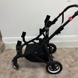 Thule Sleek Single-to-Double Stroller - Grey Melange