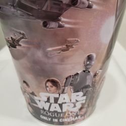 Star Wars Rogue One Metal Commemorative Movie Theater Popcorn Tin