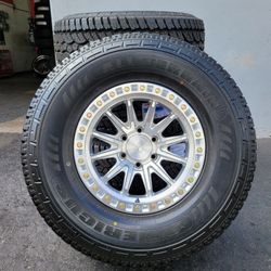17" ARENA wheels/rims chrome polish w/ 35" Americus AT tires 