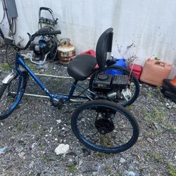 Three Wheeler Bike With Motor