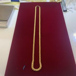 10 k solid Gold ALEXANDERIA 4 Mm  22 Inches Chain