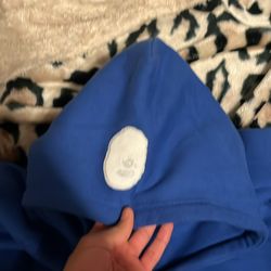 Blue Bape Hoodie 