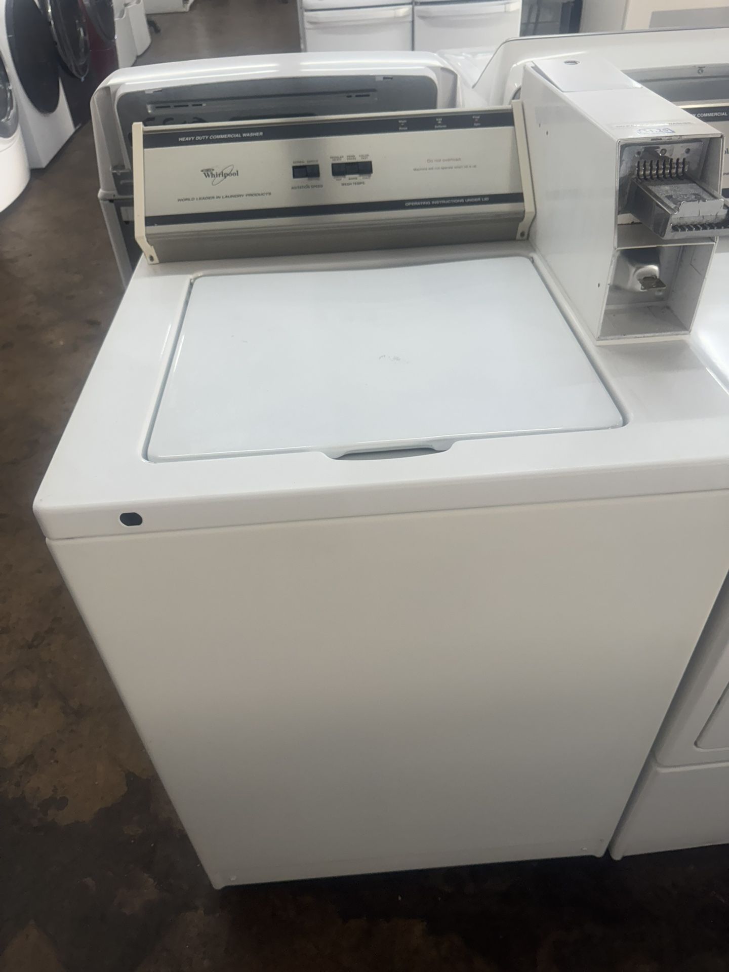 WHIRLPOOL COMMERCIAL WASHER
