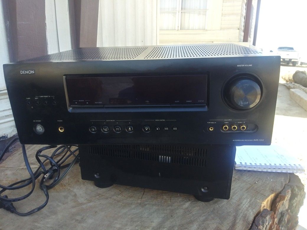 Denon av surround receiver avr-1312