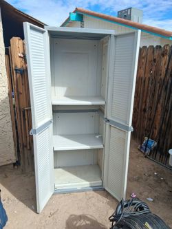 2 door plastic storage