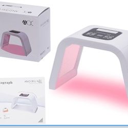 LED Face Mask Light Therapy, 7 Color LED Light Therapy for Face, 7 in 1 Beauty Equipment for Skin Care at Home LED Mask Professional for SPA, AC100V-2