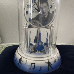 Elvis Presley Silver Aniversary Clock