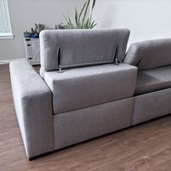 Furniture Queen Bed Electric Recliner Couch Dresser Set