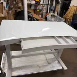 White Adjustable Desks