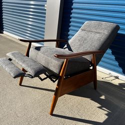 Brand New. Mid century modern Push Back Recliner. $299