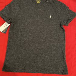 Boys Medium Polo Grey T-shirt Nwt
