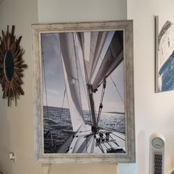 Gorgeous Coastal Framed Artwork (Huge)