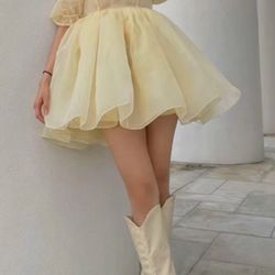 Selkie Head Baby Banana the Puff Dress (Skirt Bottom ONLY)
