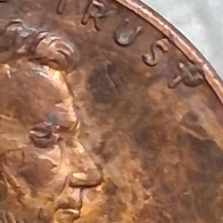 1994 D One Cent Penny, Double Eye,  And Error In The Trust 