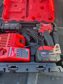 Milwaukee
M18 FUEL 18V Lithium-Ion Brushless Cordless 1/2 in. Compact Impact Wrench with Pin Detent Kit with Resistant Batteries