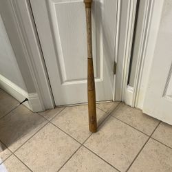 Vintage LOUISVILL SLUGGER 125 SP BAT HILLERICH & BRADSBY Heartwood softball