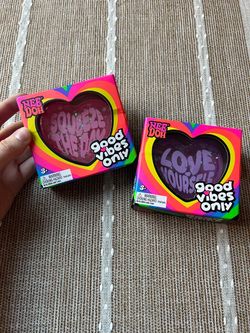 NeeDoh Good Vibes Only Squeeze Hearts - Authentic Schylling – $25 Each / $45 Both
